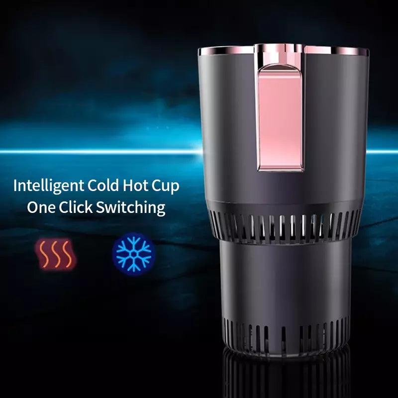 Cooling & Heating Portable Smart Cup Holder, Digital Display